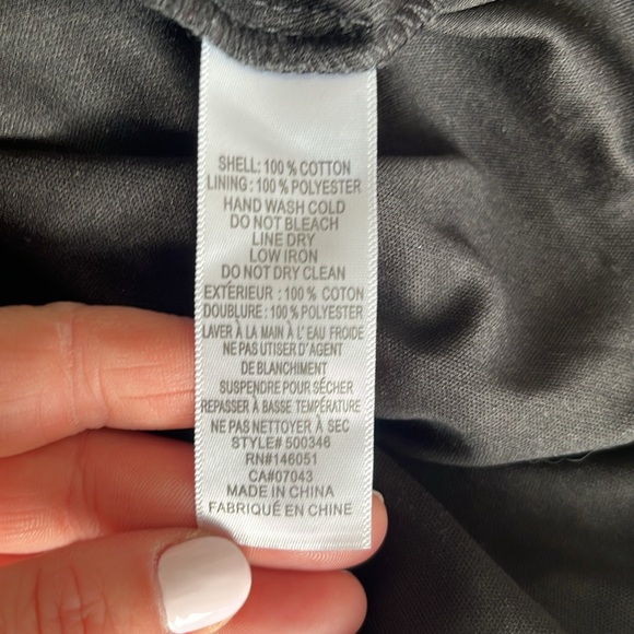 Black eyelet lace dress by Monteau size small item 08-06 - Picture 10 of 10